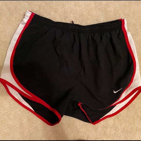 Nike Tempo Running Short black/red/white - Picture 1 of 3